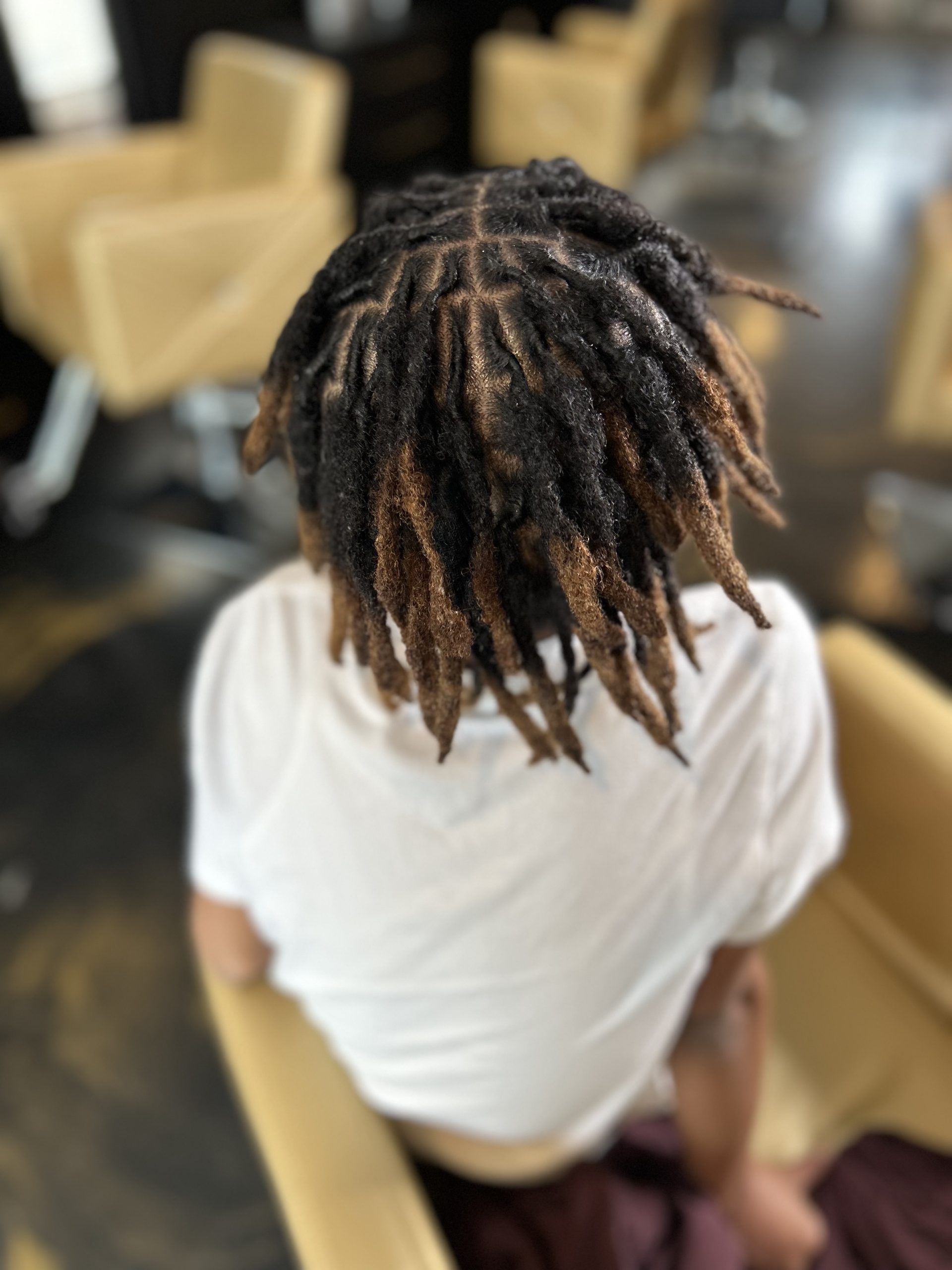 Chatee retwist w tips bleached and dyed